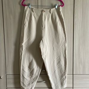 Pants, Modern Citizen barrel leg natural color